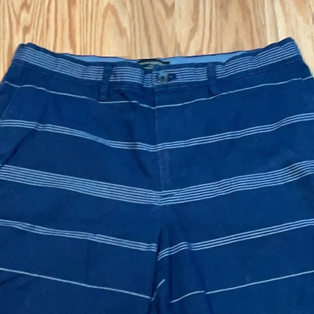 Banana Republic Emerson Short flat front navy